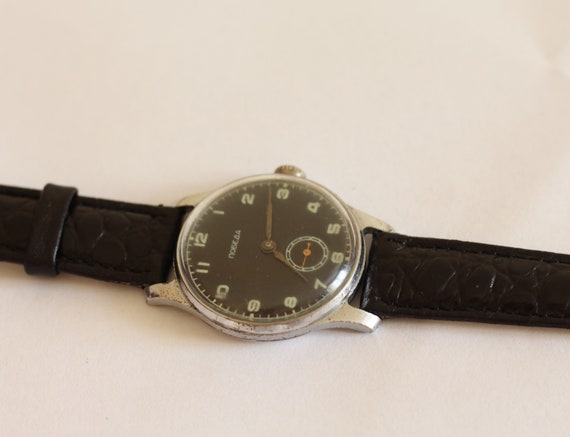 Soviet vintage watch POBEDA 1954 release. Retro w… - image 7