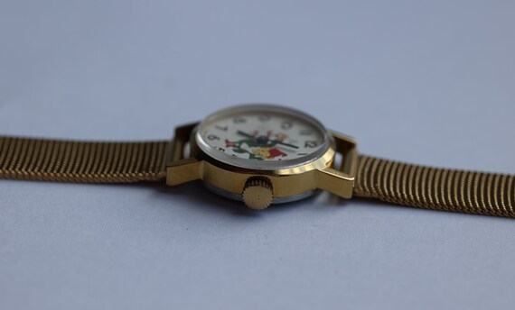 Vintage small retro kid's watch Luch 1801.1.K1 dw… - image 4