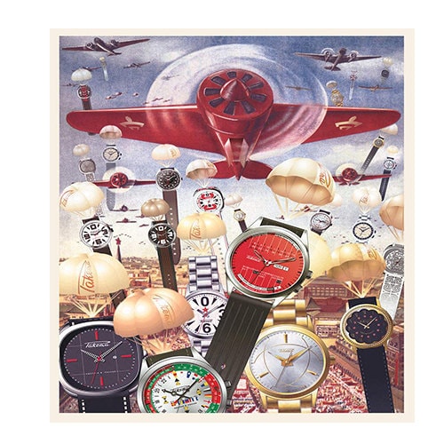 ヴィンテージ ソビエト RAKETA COLLEGE ウォッチ パーペチュアル
