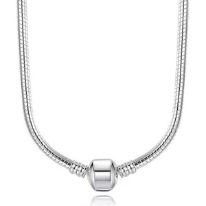 New S925 Silver Snake Chain Necklace (45cm) by Quality Charms AU