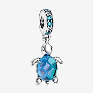 New S925 Blue Turtle Dangle Charm by Quality Charms AU