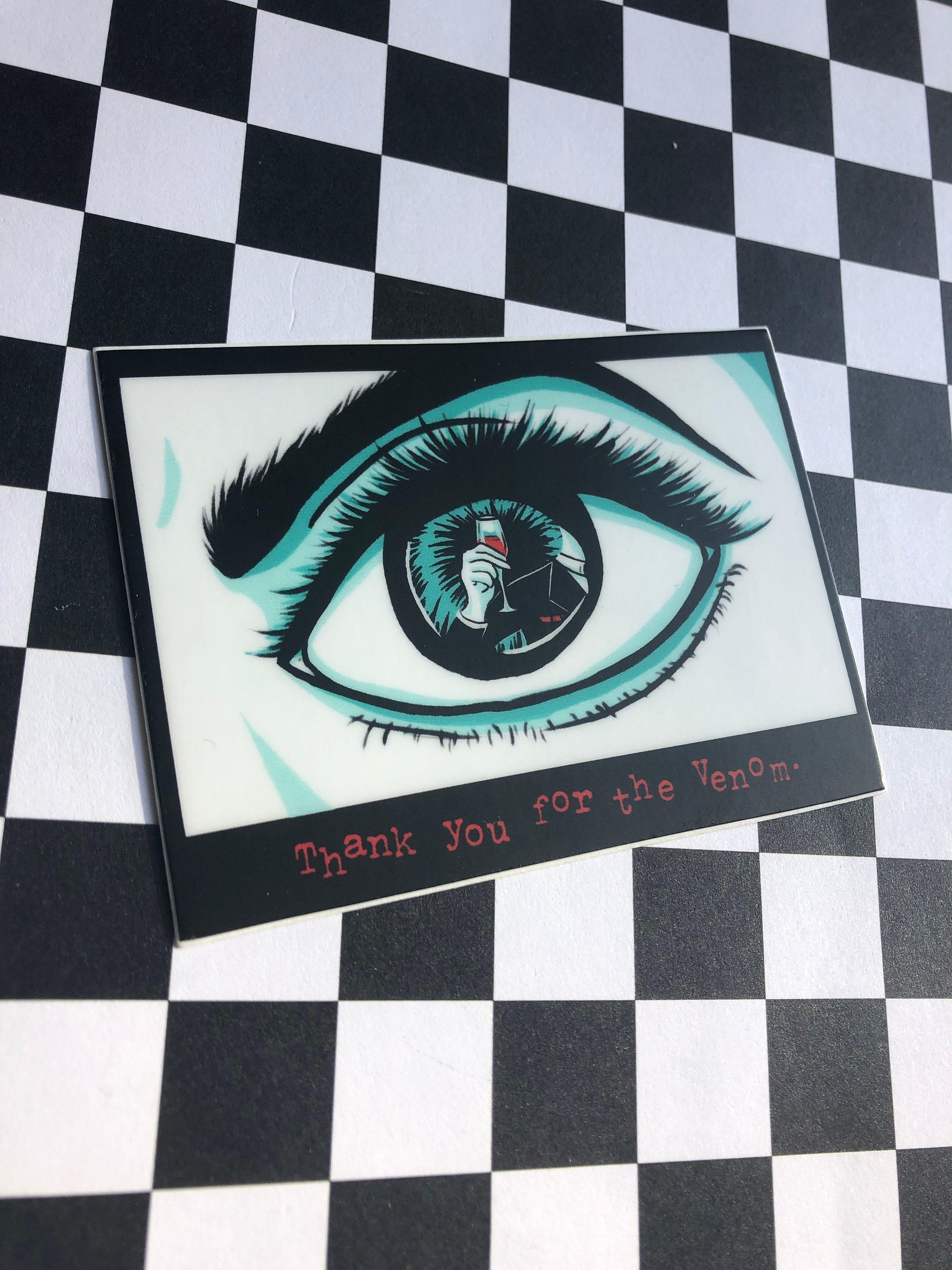 Venom W/sticker Venom Sticker - Etsy