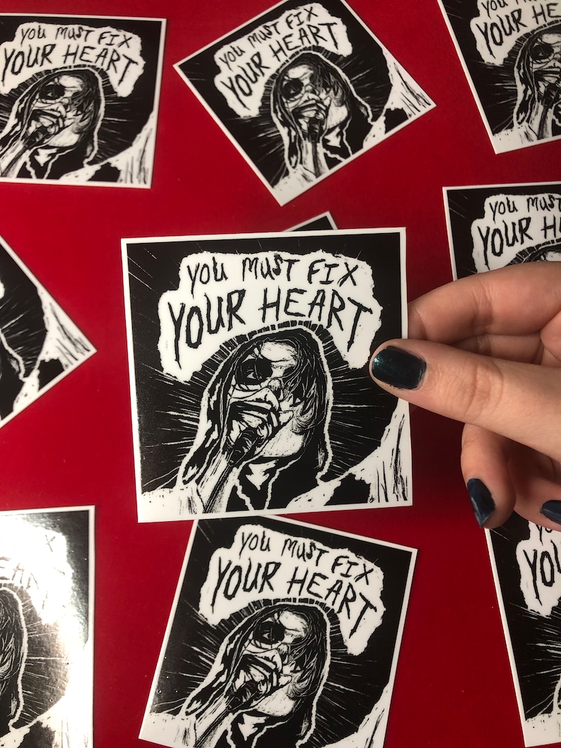 Fix Your Heart Gerard Sticker - Etsy