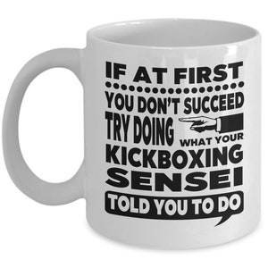 KIckbox Trainer, Kickboxing Trainer,  Kickboxing Coach, Kickboxer Trainer, Kickboxing Trainer Gift,  Kickboxing Trainer Mug, FREE SHIPPING