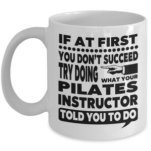Pilates Trainer, Pilates Instructor, Pilates Instructor Mug, Pilates Instructor Gifts, Gifts for Pilates Instructor, FREE SHIPPING