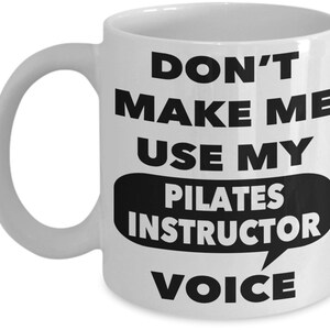 Pilates Trainer, Pilates Instructor, Pilates Instructor Mug, Pilates Instructor Gifts, Gifts for Pilates Instructor, FREE SHIPPING