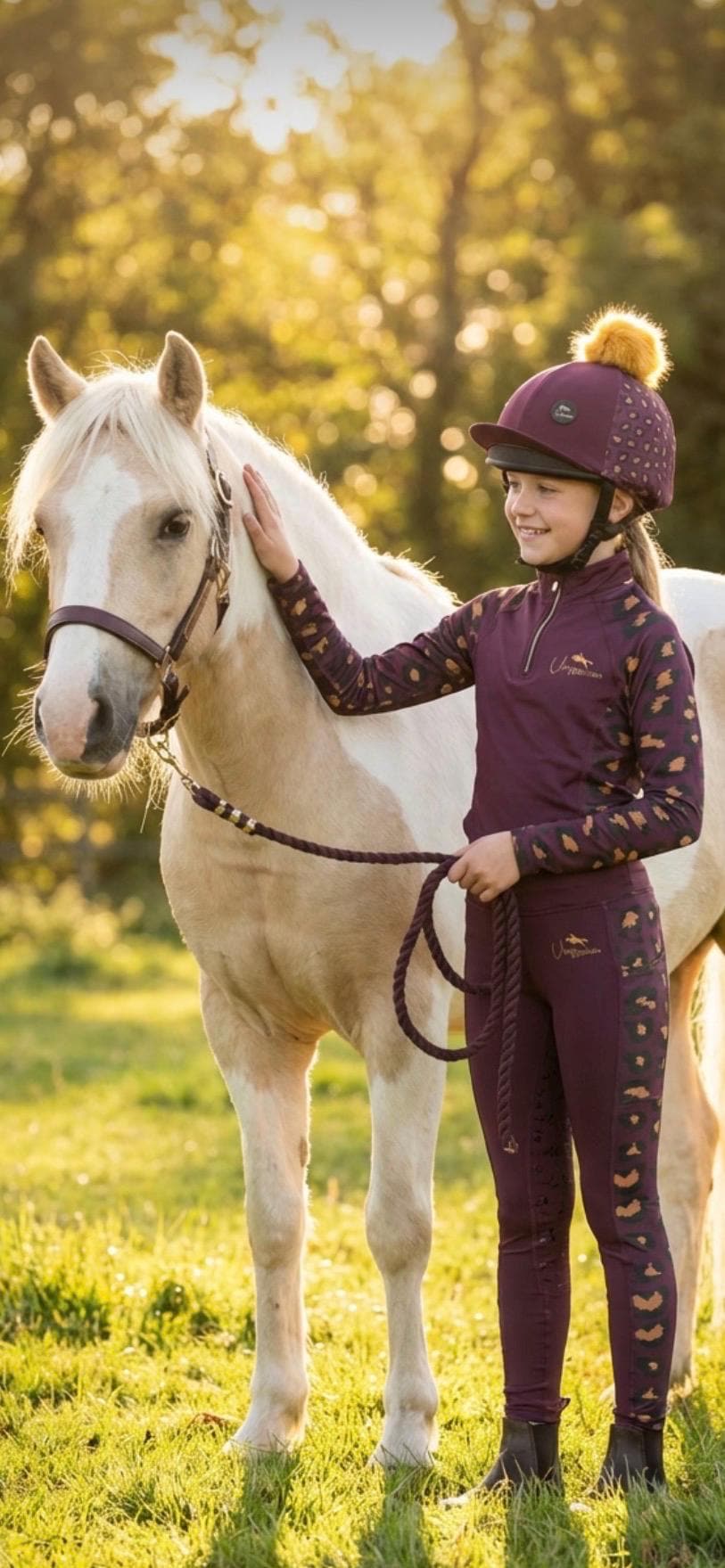 Kids Horse Riding Leggings - Etsy