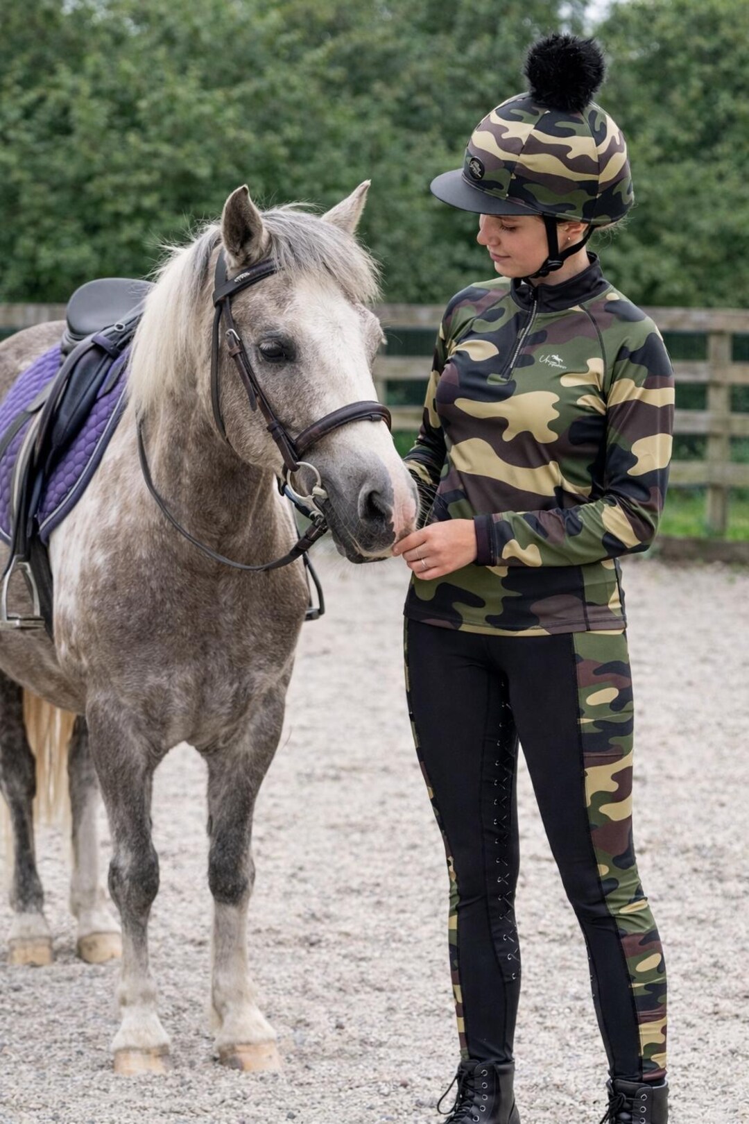 Children’s Riding Set Original Camouflage Print Equestrian Set ...