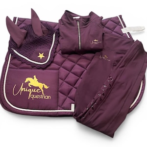 Children’s Plum Personalised Horse Riding Set dispatch 26/01