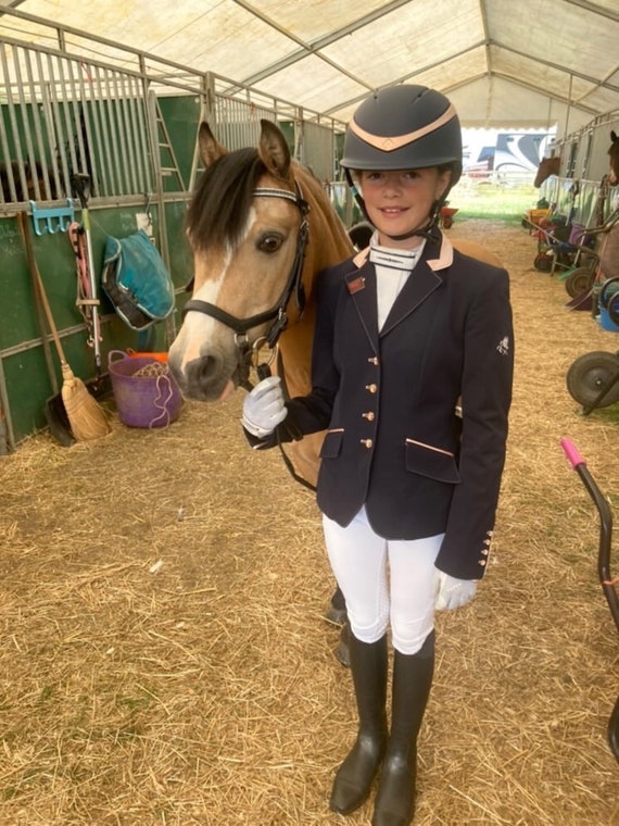 Equestrian White Competition Riding Tights With Sticky Bum Lovely Fit & 2  Side Pockets Children or Adults -  Ireland