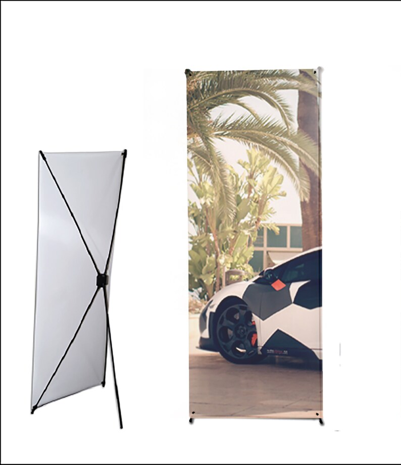 23X62 Custom Print X Stand Banners
