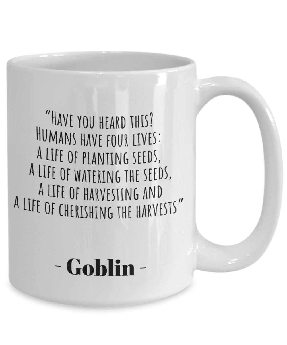 Goblin Kdrama Merch Ji Eun Tak Quotes Human Have Four Lives | Etsy