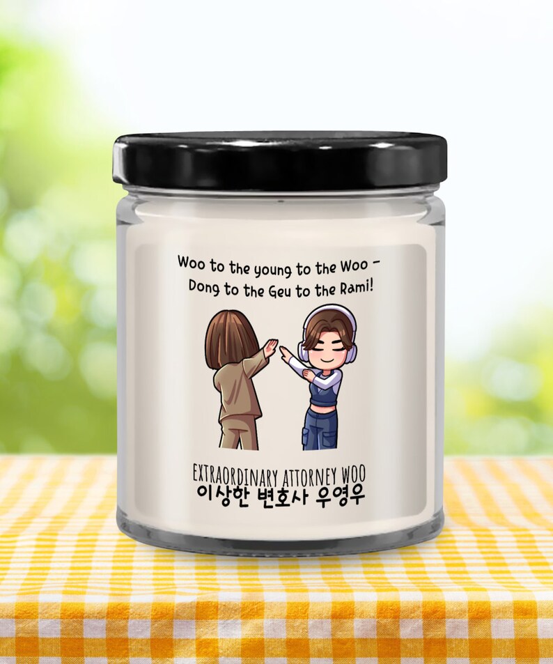 Extraordinary Attorney Woo Korean Drama Candle Korean Gift Etsy