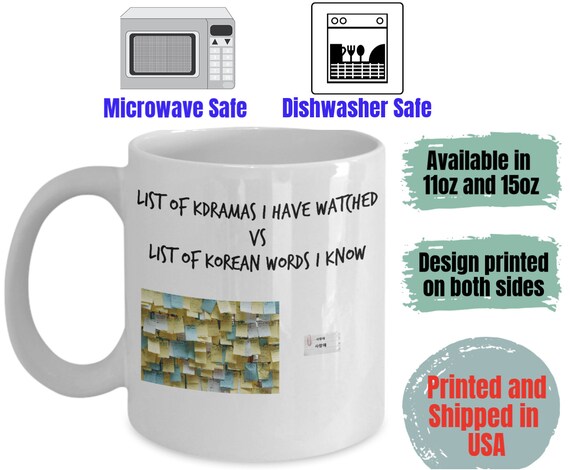 Funny Korean Drama Mug List of All the Kdramas I Watched - Etsy Funny Korean Drama Mug List of All the Kdramas I Watched - Etsy