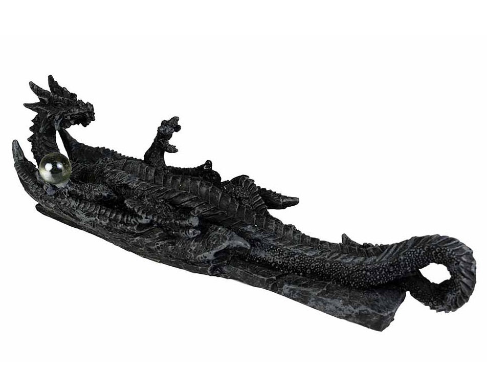 Black Dragon Ash Catcher With Free Incense Sticks Incense Etsy Black Dragon Ash Catcher With Free Incense Sticks Incense Etsy