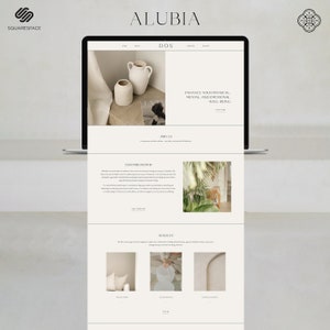 Squarespace 7.1 Website template | Squarespace wellness website | Minimal Template | Wellness website | Squarespace website template