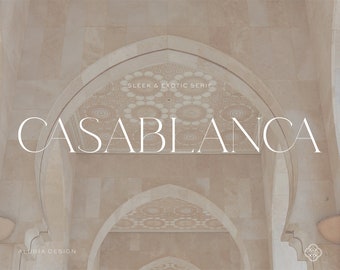 Elegant Serif Font | Exotic font | Display Font |  Logo Font |  Sleek Serif Font | Modern Font | Minimal Font | Minimalist logo font