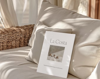La Costa Mockup | Design mockup | Paper mockup | Paper mockup | Photoshop mockup | Editable mockup | Modern mockup  | Minimal mockup