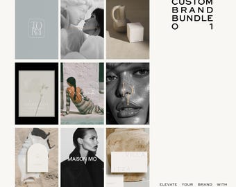 Paquete de identidad corporativa con logotipo personalizado 01 / Diseño de marca minimalista moderno