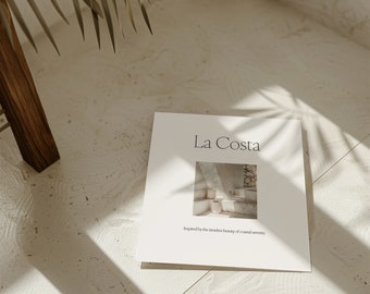 La Costa Mockup | Design mockup | Paper mockup | Paper mockup | Photoshop mockup | Editable mockup | Modern mockup  | Minimal mockup