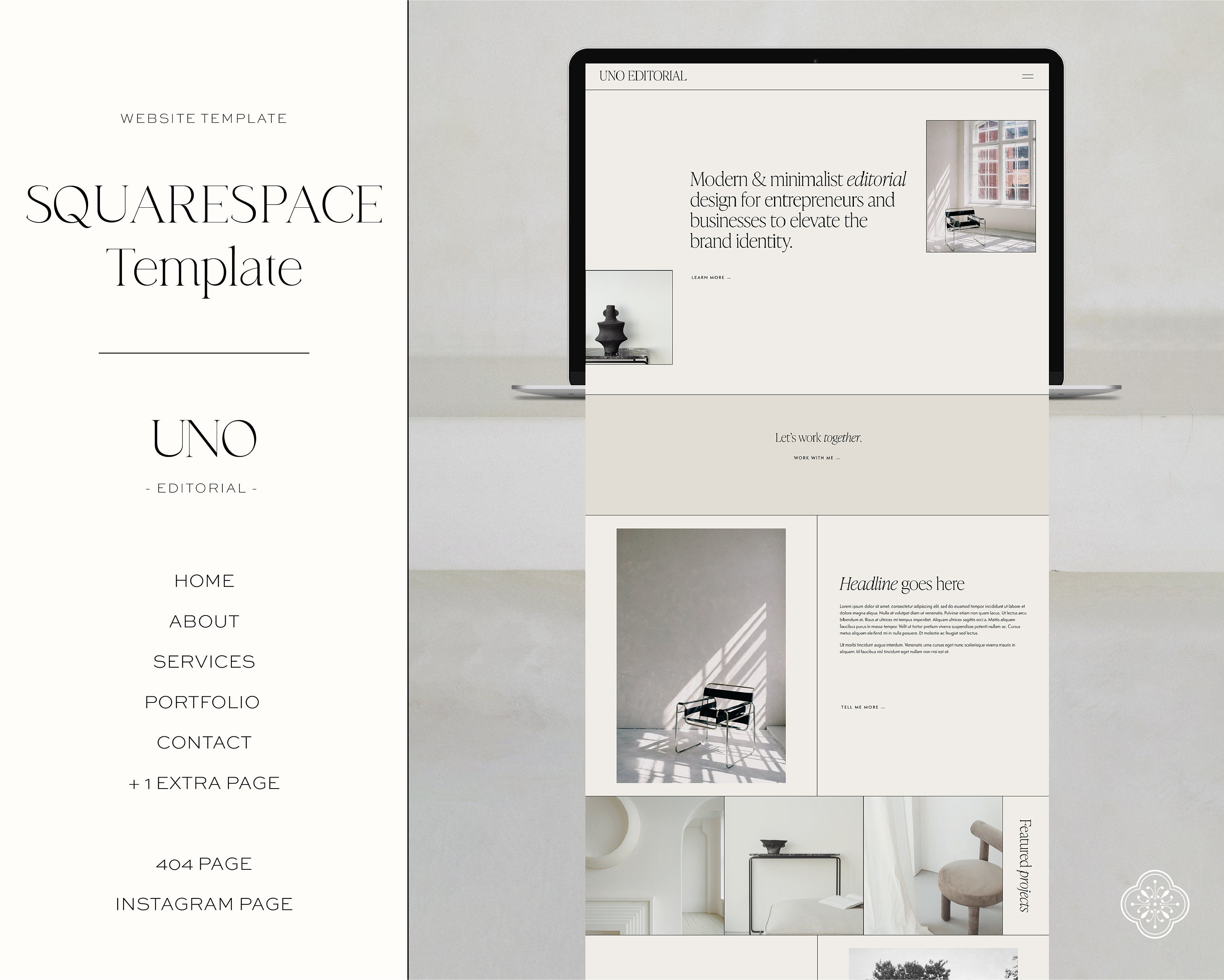 Squarespace 7.1 Website Template Squarespace Template - Etsy