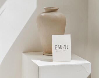 Barro-kaartmodel | Modern, minimalistisch Photoshop-mockup