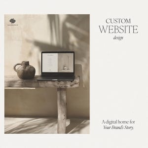 Custom Website design bundle| Squarespace design | Minimalist website design | Modern Website | Small business | Minimalist design