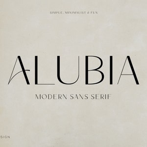Modern Sans Serif Font | Display Font |  Logo Font |  Sans Serif Font | Modern Font | Minimal Font | Minimalist logo font
