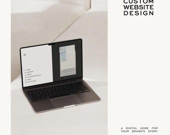 Custom Squarespace Website Design | Minimalist Modern Website