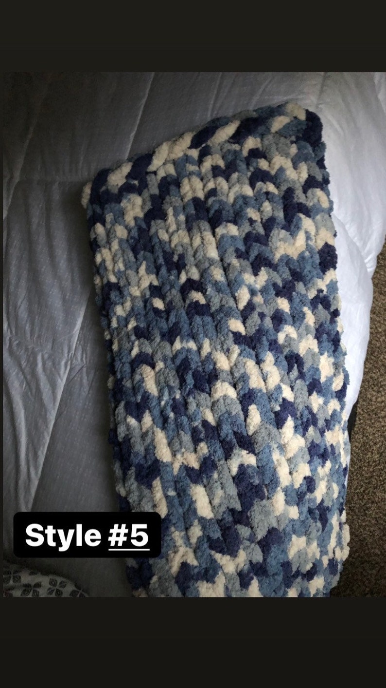 Chunky Knit Baby Blanket Etsy
