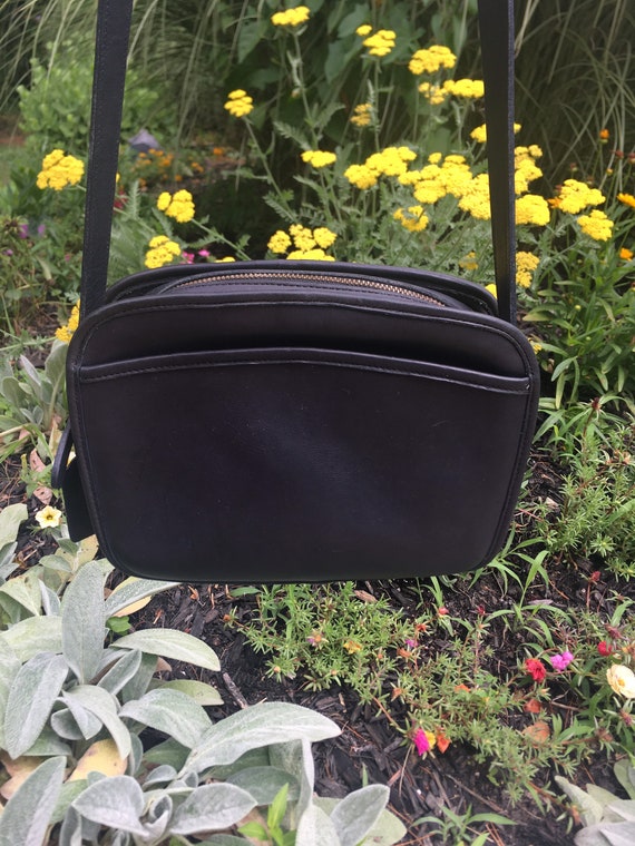 Vintage Coach Lewiston Bag Navy Blue