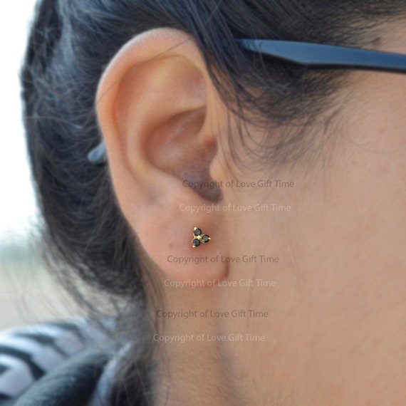 Black Stone Stud Earrings Small Black Cz Earrings Dainty Stud Earrings Gold Stud  Earrings Minimalist Stud Earrings Dainty Studs - Etsy | Black stone stud  earrings, Minimal earrings studs, Small earrings studs