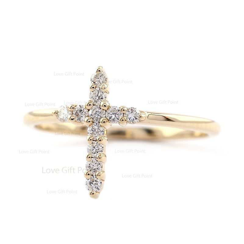 Christian Cross Ring - Etsy