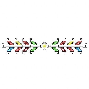 Cross stitch, Machine embroidery, National Bulgarian embroidery, Design embroidery