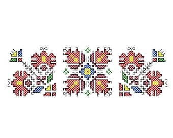 Cross stitch, Machine embroidery, Bulgarian embroidery, Design embroidery, Shevitsa