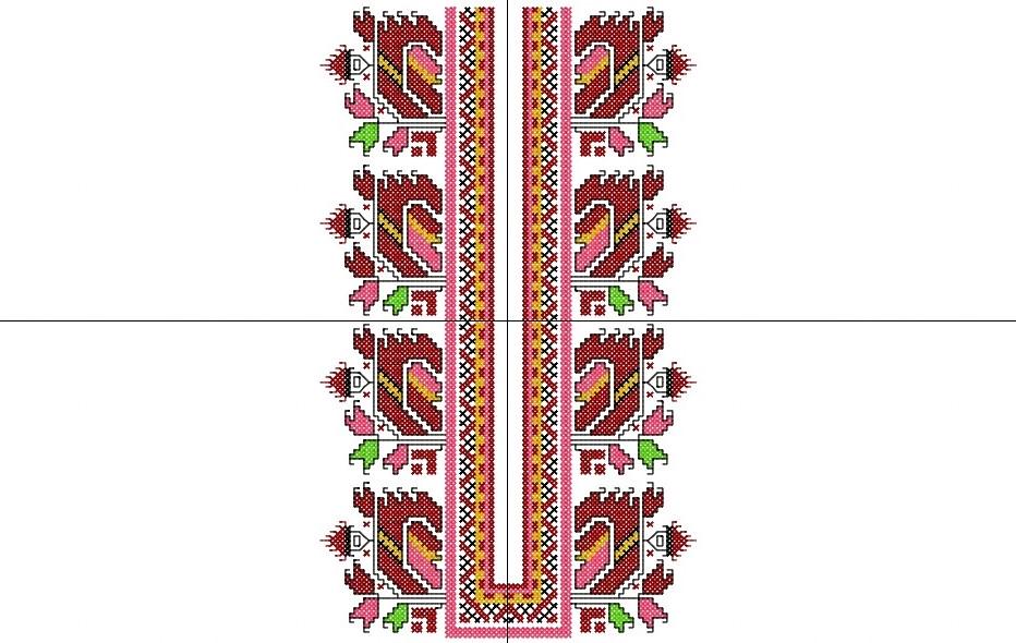 Bulgarian embroidery, Machine embroidery, Cross stitch, Shevitsa