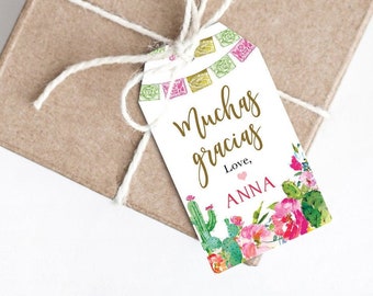 Fiesta Favor Tags, Bridal Shower, Mexican Label tags, Gift Tags, Taco Bout Love, Fiesta Invitation, Cactus Succulents, Digital Printable