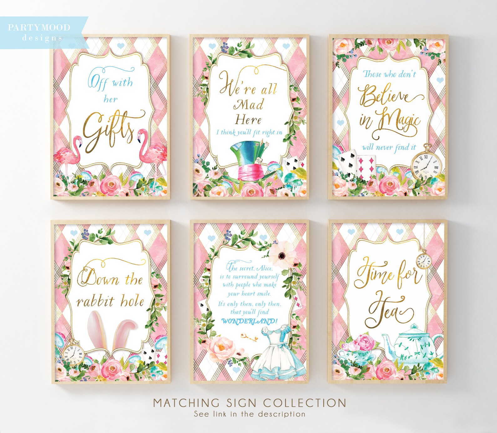 Alice in Wonderland Cupcake Wrappers Eat Me Wrapper Etsy