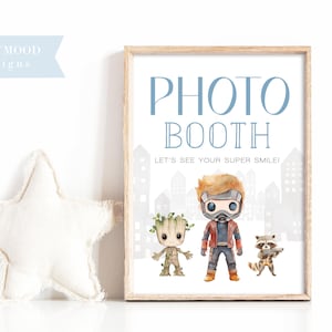 Superheroes Birthday Sign, Photo Booth Sign, Fun Superhero Signs, Avengers Decor, Superhero Boy Avengers Party, Printable, INSTANT DOWNLAOD