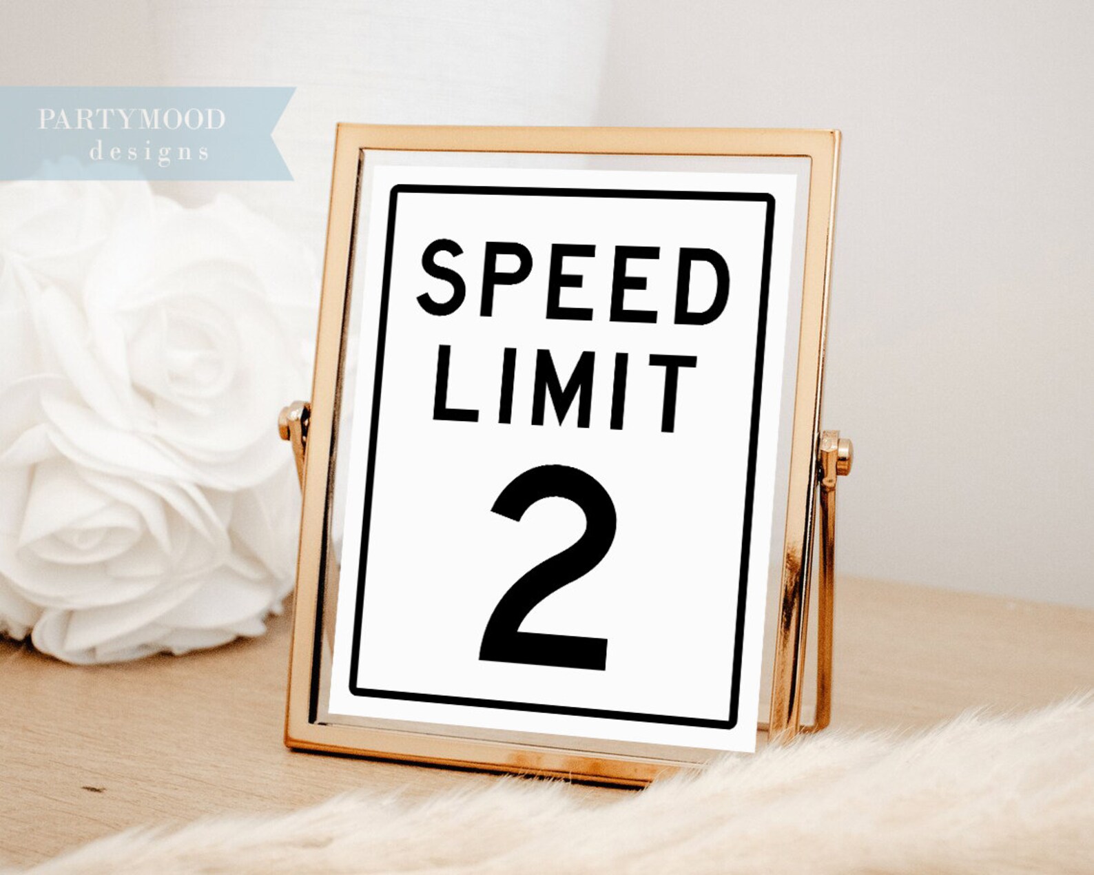 Editable Speed Limit Sign, Race Car Birthday Party, Racing Party Decor ...