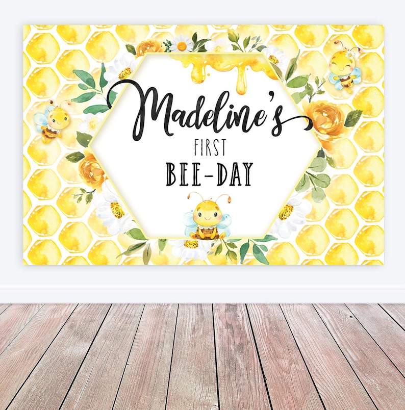 First Birthday Our Little Honey Bee PRINTABLE 013 So Much Fun To Be One Sign Bee Birthday Signs Bee-Day Theme Birthday Party for Girls