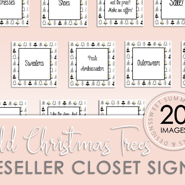 Boutique Closet Signs, Boutique Christmas Signs, Reseller Closet Signs, Instagram Christmas Posts, Instagram Templates, Boutique Templates