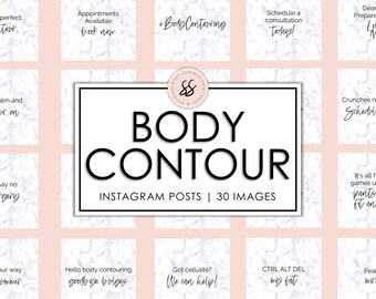 30 Corpo Contouring Marmo Instagram Post e citazioni, Body Contour Citazioni, Med Spa Instagram Post, Skincare IG Post, Post Med Spa