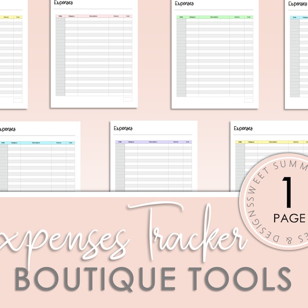 Auto Calculate Online Shop Expenses Tracker, Reseller Expenses Tracker, Expenses Tracker, Expenses Printable, Home Expenses Sheet