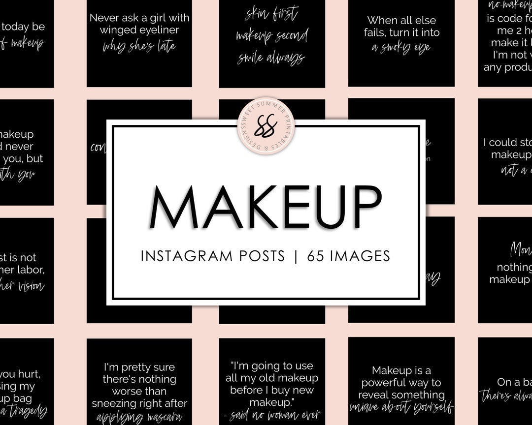 65 Makeup Artist Black Instagram Posts, Makeup Quotes, Social Media ...