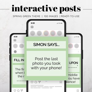 100 Spring Green Facebook Games Interactive Posts, Social Games, Social Media Posts, Instagram Posts, Facebook Posts, Facebook Engagement