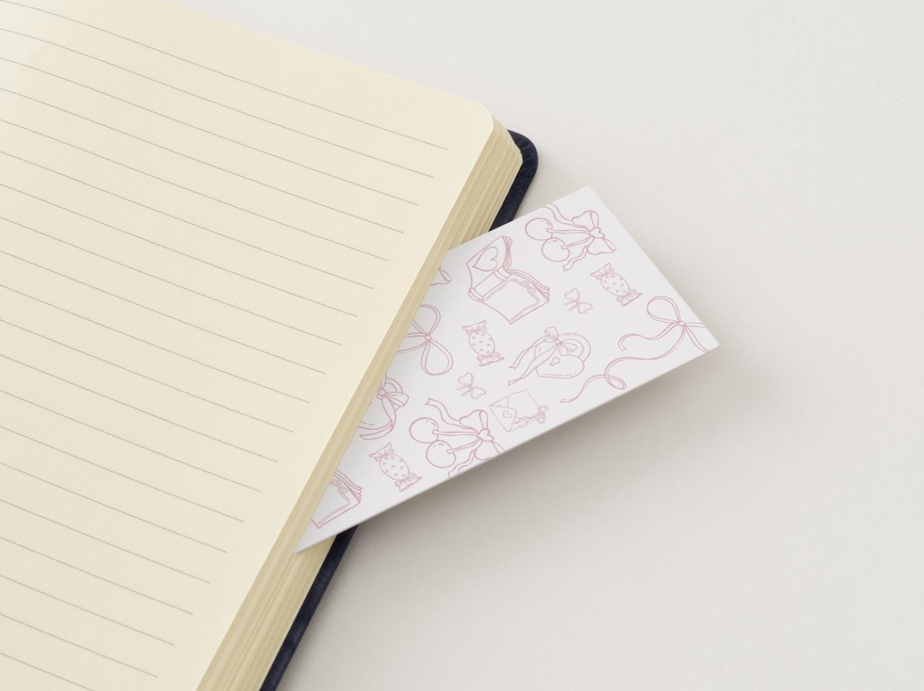 Coquette Candy Bookmark Printable | Cute Valentine Bookmark for Book ...