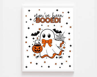 You’ve Been Booed Printable | Halloween Boo Basket Starter Kit | Instant Download