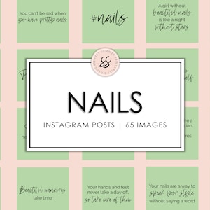 65 Nails Spring Green Instagram Posts, Nails Quotes, Social Media Posts, Instagram Nails Templates, Nail Tech Quotes, Nail Salon Posts