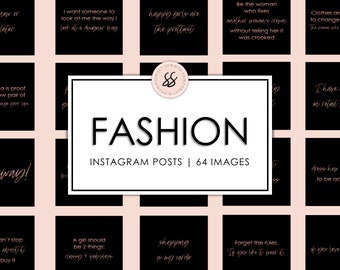 64 Black Rose Gold Fashion Boutique Instagram Posts, Fashion Boutique Instagram Quotes, Boutique Signs, Rose Gold Online Boutique Signs